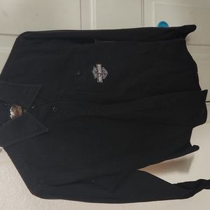 Harley~Davidson Jean Button-Up long sleeve